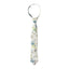 Boys' Cotton Floral Skinny Zipper Tie, Yellow (Color F24)