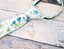 Boys' Mint Cotton Blend Dress Shirt and Skinny Floral Cotton Necktie (Color F26)
