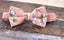 Boys' Cotton Floral Bow Tie, Light Pink (Color F18)
