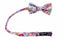 Boys' Cotton Floral Bow Tie, Blue/Red (Color F30)
