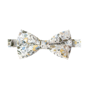 Boys' Cotton Floral Pre-tied Bow Tie, Gold Metallic (Color F44)