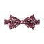 Boys' Cotton Floral Pre-tied Bow Tie, Wine (Color F47)