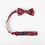 Boys' Cotton Floral Pre-tied Bow Tie, Rust (Color F56)