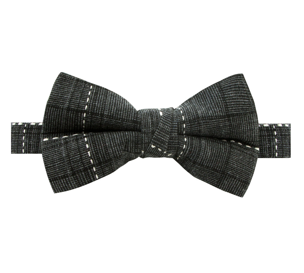 Boys' Glen Plaid Cotton Bow Tie