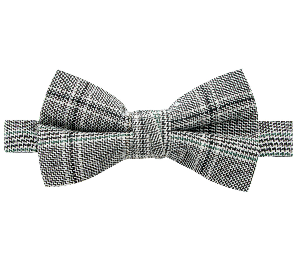 Boys' Glen Plaid Cotton Bow Tie