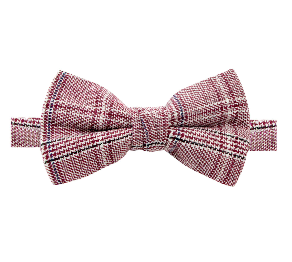 Boys' Glen Plaid Cotton Bow Tie