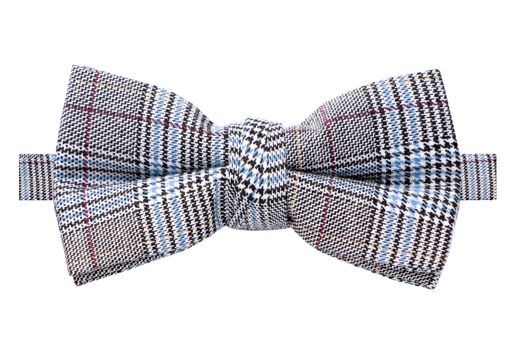 Boys' Glen Plaid Cotton Bow Tie
