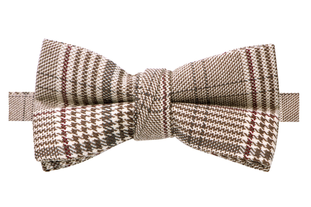 Boys' Glen Plaid Cotton Bow Tie