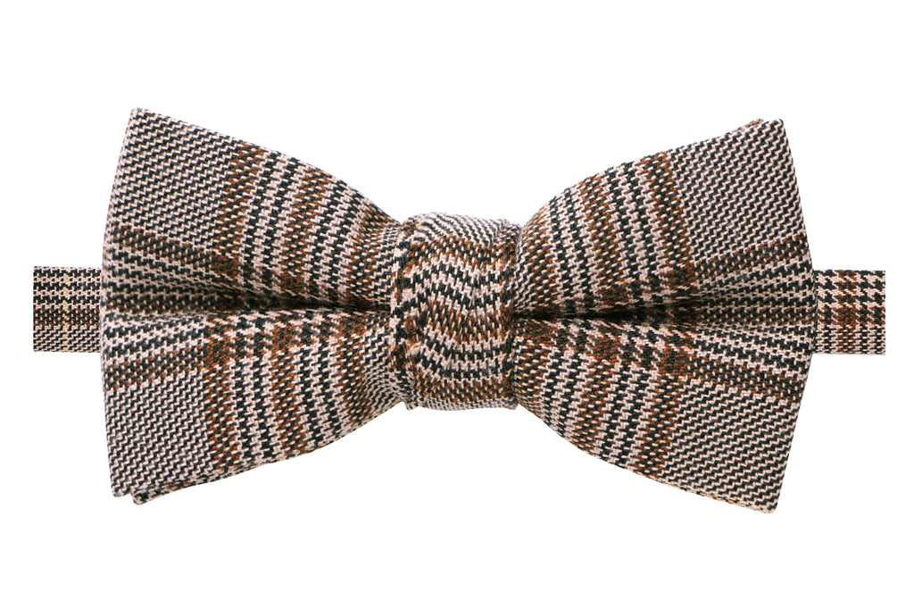 Boys' Glen Plaid Cotton Bow Tie