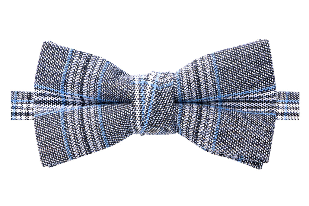 Boys' Glen Plaid Cotton Bow Tie
