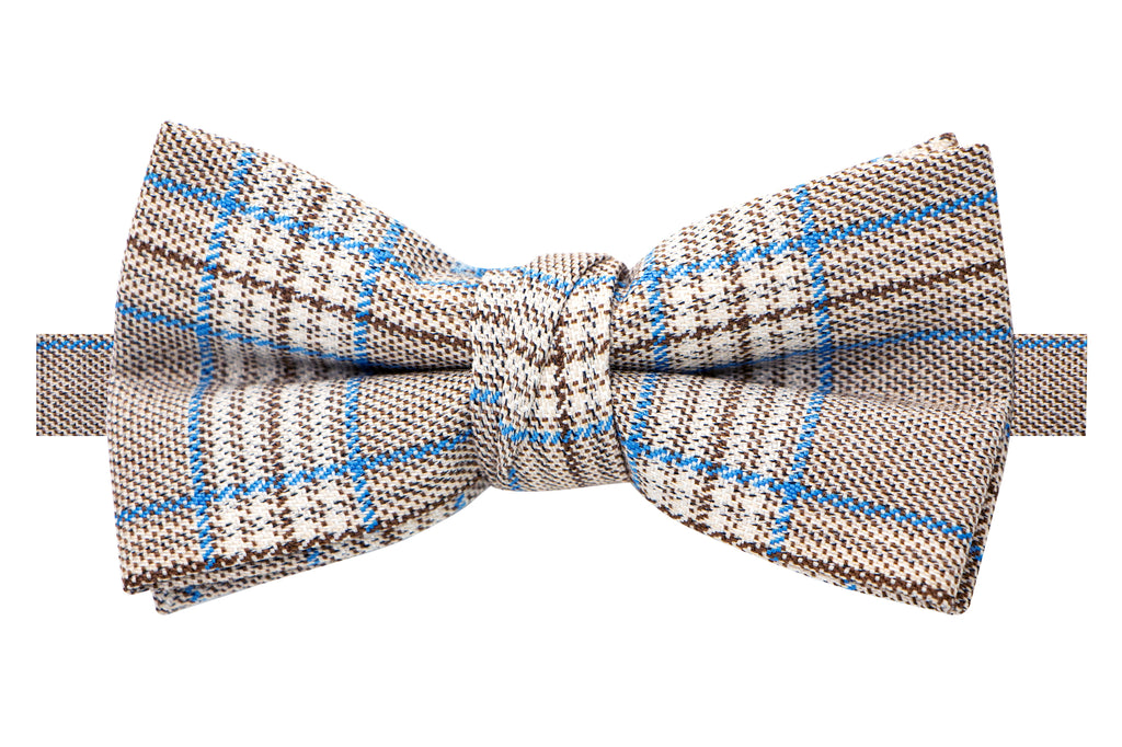 Boys' Glen Plaid Cotton Bow Tie