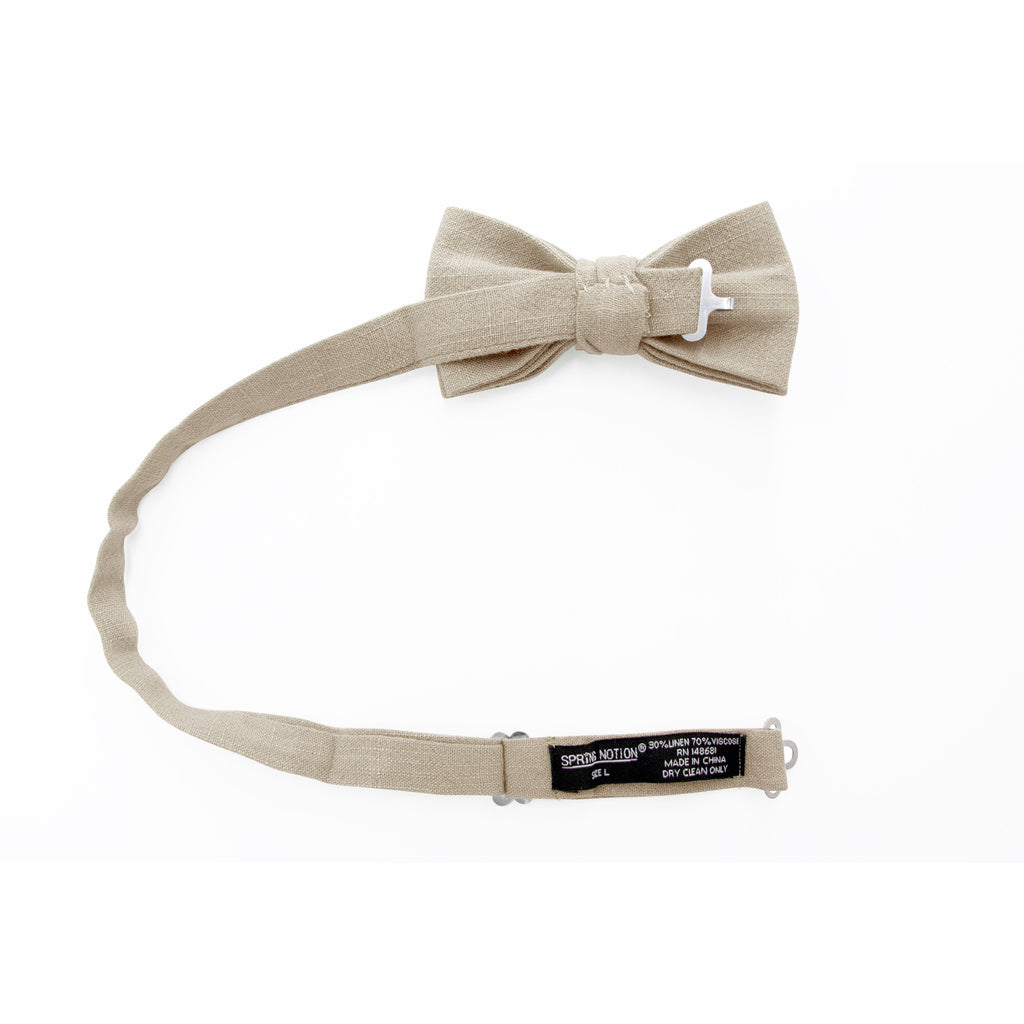 Boys' Linen Blend Bow Tie