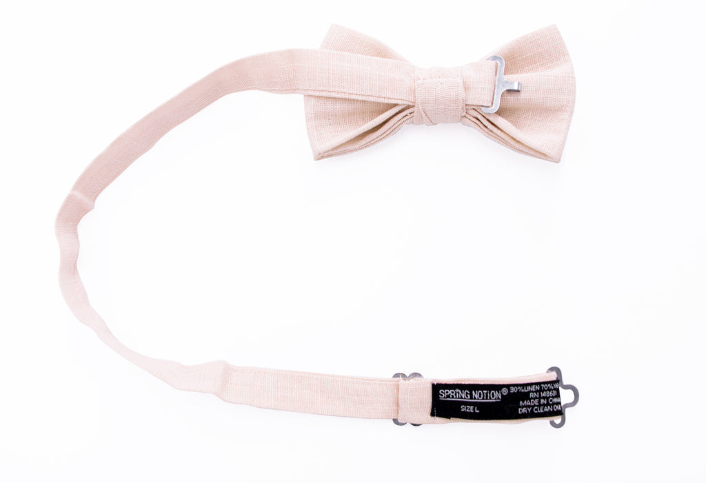 Boys' Linen Blend Bow Tie