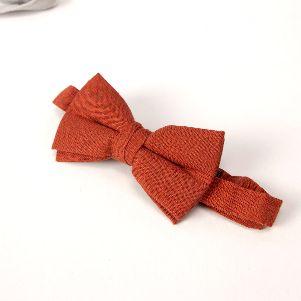 Boys' Linen Blend Bow Tie