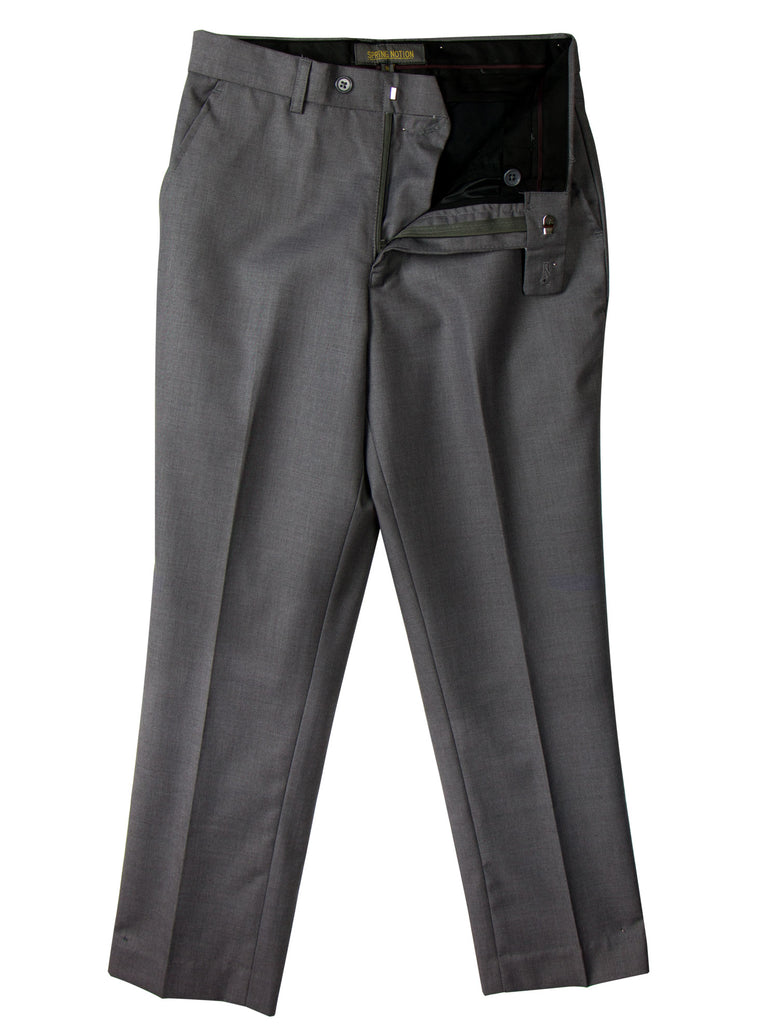 Boys' Charcoal-B 2-Piece Vest Set