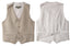 Boys' Tan Three Piece Two-Button Suit Set