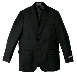 Boys' Black Two Button Blazer