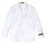 Boys' White Two Button Blazer