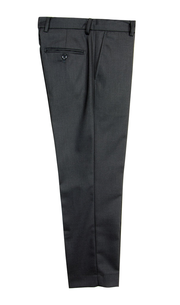 Boys' Graphite Flat Front Dress Pants