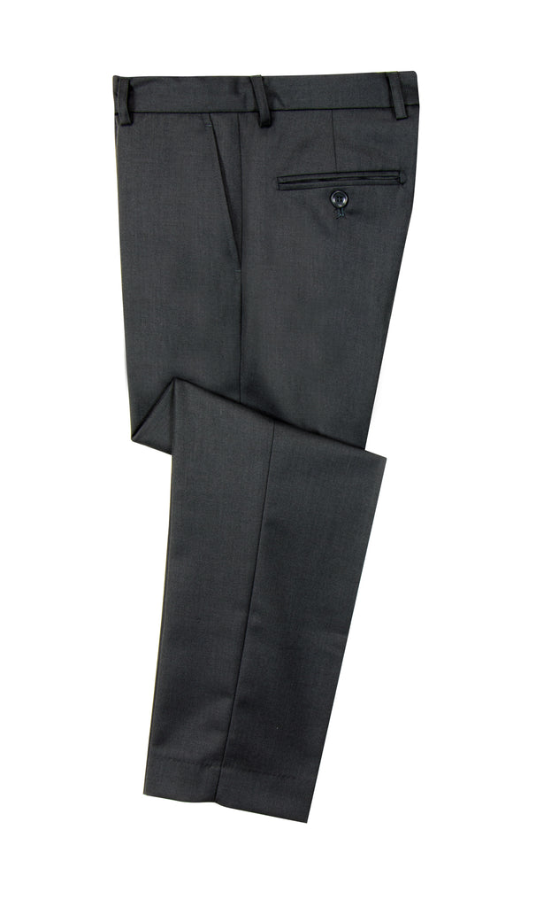 Boys' Graphite Flat Front Dress Pants