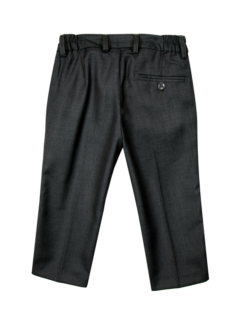 Boys' Graphite Flat Front Dress Pants