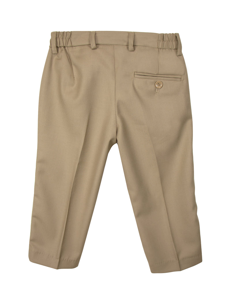 Boys' Khaki-C Flat Front Dress Pants
