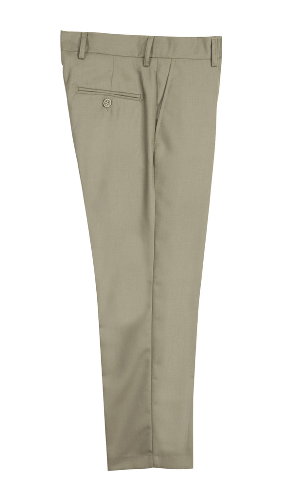 Boys' Tan-C Flat Front Dress Pants