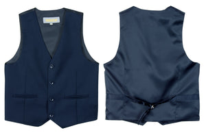 Boys' Blue 2-Piece Vest Set