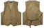 Boys' Khaki Four Button Suit Vest Waistcoat