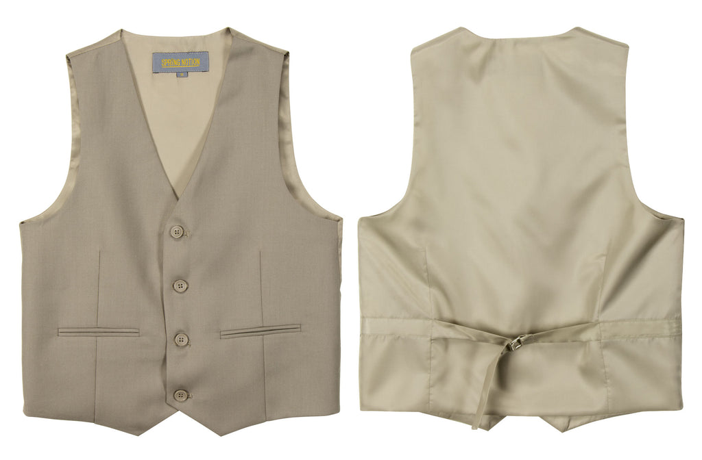Boys' Tan-C 2-Piece Vest Set