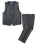 Boys' Charcoal-B 2-Piece Vest Set