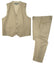 Boys' Khaki-C 2-Piece Vest Set