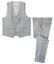 Boys' Light Grey-C 2-Piece Vest Set