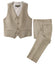 Boys' Tan 2-Piece Vest Set