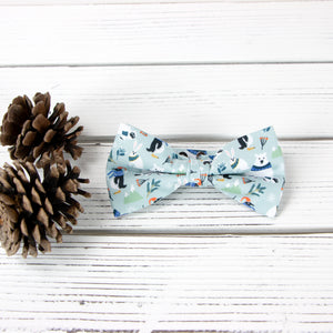 Boys' Printed Christmas Themed Bow Tie, Polar Bear