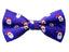 Boys' Printed Christmas Themed Bow Tie, Santa Face