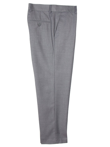 Boys Grey Flat Front Dress Pants SPRING NOTION