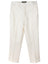 Boys' Off-White Flat Front Dress Pants