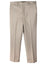 Boys' Tan Flat Front Dress Pants