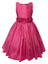 Girls' Flower Girl Dress with Rolled Flower Waistband and Bolero