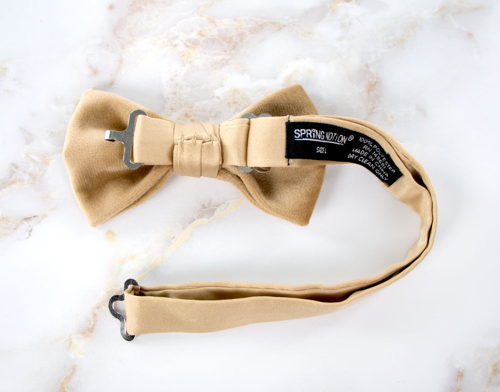 Boys' Velvet Pre-tied Bow Tie