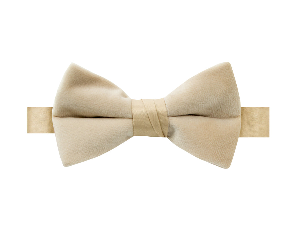 Boys' Velvet Pre-tied Bow Tie