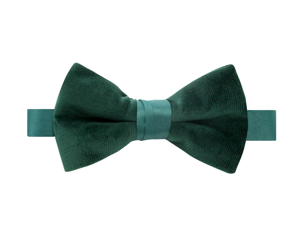 Boys' Velvet Pre-tied Bow Tie