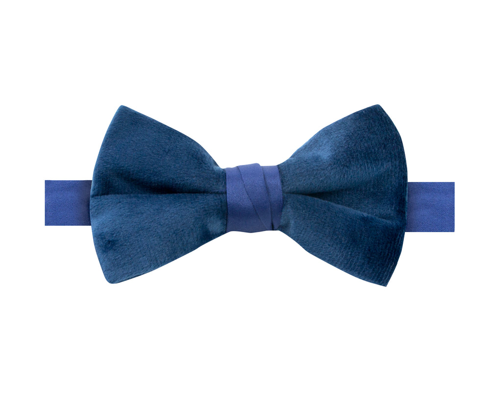 Boys' Velvet Pre-tied Bow Tie