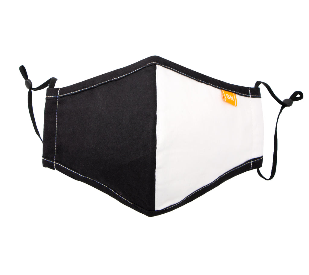 Team Color Blocks Cotton Face Cloth Face Mask for Adults and Kids