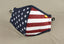 Reusable Washable USA American Flag Team Color Blocks Cotton Cloth Face Mask for Adults and Kids