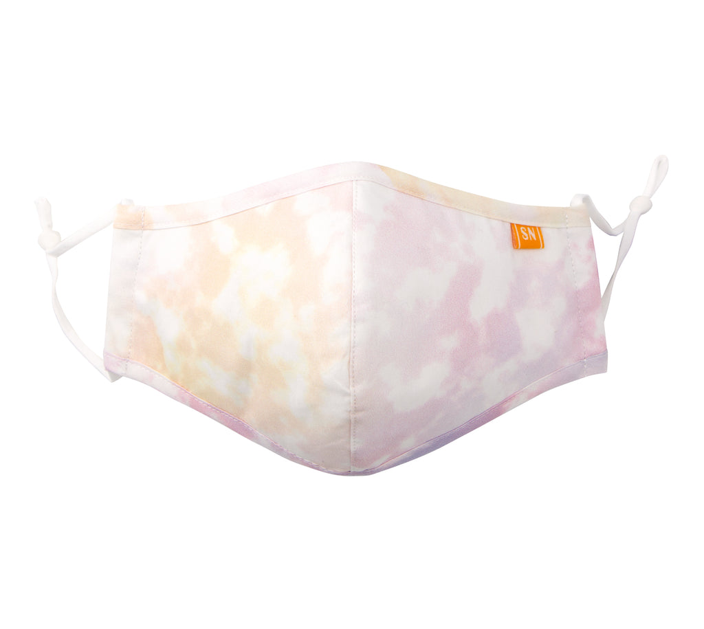 Reusable Washable Tie Dye Prints Cotton Cloth Face Mask for Adults and Kids Meadow