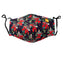 Reusable Washable Festive Christmas New Year Cotton Cloth Face Mask for Adults and Kids Poinsettia