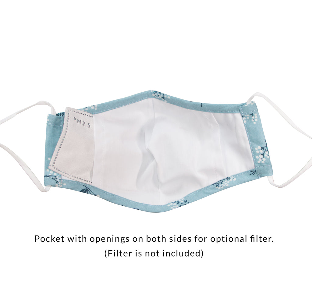 Team Color Blocks Cotton Face Cloth Face Mask for Adults and Kids