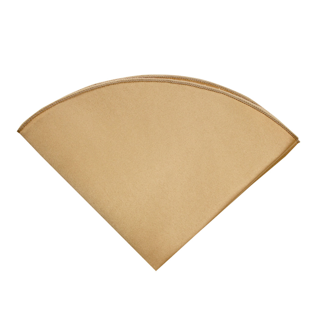 boys' antique gold satin handkerchief hanky pocket round pocket square